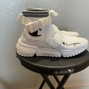 Champion White High-Top Sneakers